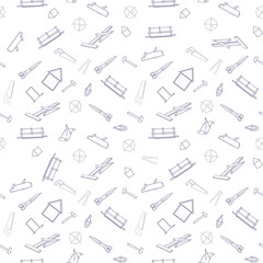 Seamless background from construction tools.
