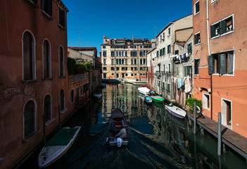 The ancient architecture of Venice. Italy.