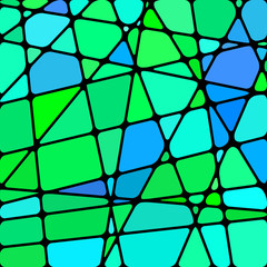 abstract vector stained-glass mosaic background