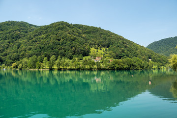 Fototapeta na wymiar Slowenien - Modrej See