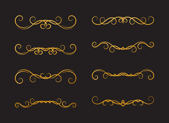 Set of hand drawn dividers