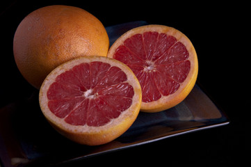 Red grapefruit - obrazy, fototapety, plakaty