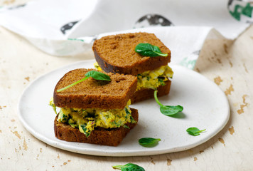 Egg salad  sandwich