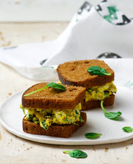 Egg salad  sandwich