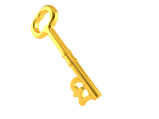 Golden pound key