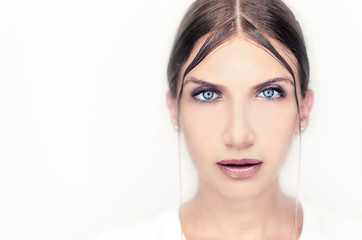 Fototapeta premium Beautiful woman face