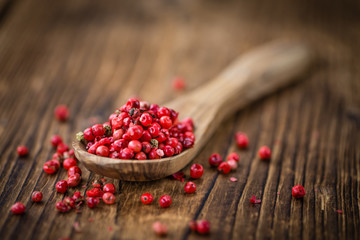Portion of Pink Peppercorns