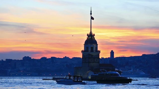 Maiden's Tower, also known as Leander's Tower   is a tower lying on a small islet located at southern entrance of Bosphorus.