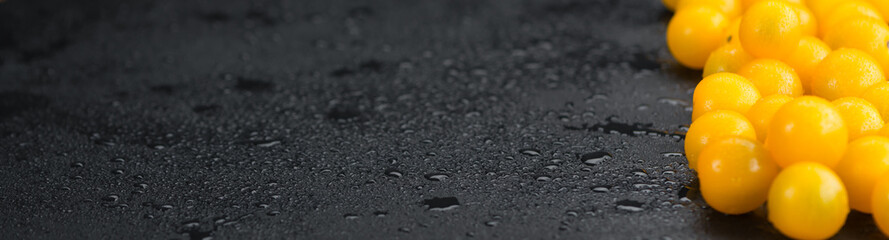 Portion of Yellow Tomatoes , selective focus