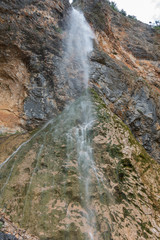 Rinka waterfall in beautiful Alpine valley, Logarska dolina - Logar valley in Slovenia © asafaric