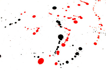 Acrylic Paint Splatters and spots for Background