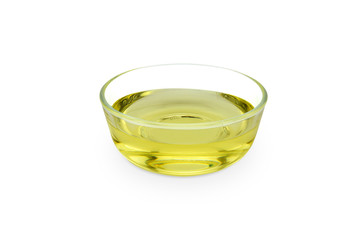 oil bowl isolated on white background