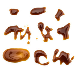 Collection of Puddle of soy and drops