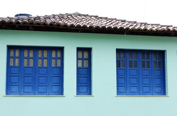 Blue windows