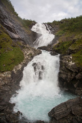 Fototapeta na wymiar Kjosfossen waterfall Flamsbana