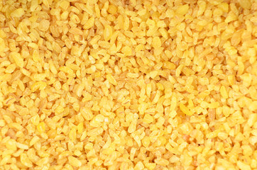 Bulgur close up