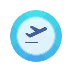 Paper Flat Cirlce Button