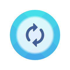 Paper Flat Cirlce Button