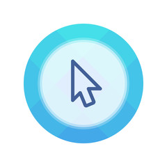 Paper Flat Cirlce Button