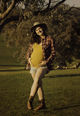 Young Pregnant woman