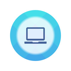 Paper Flat Cirlce Button