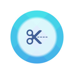 Paper Flat Cirlce Button