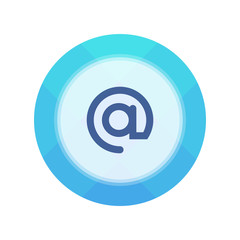 Paper Flat Cirlce Button