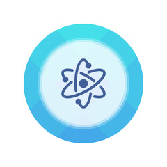 Paper Flat Cirlce Button