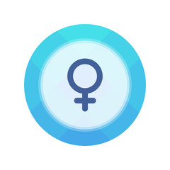 Paper Flat Cirlce Button