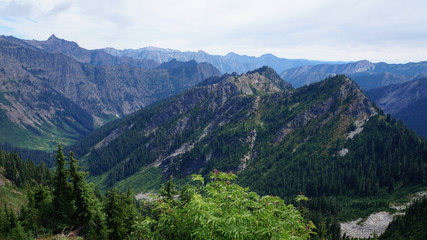Fototapeta na wymiar Hiking in North Central Washington, the Cascade Mountains