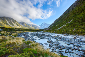 Fototapeta na wymiar Aoraki Mount Cook National Park, New Zealand
