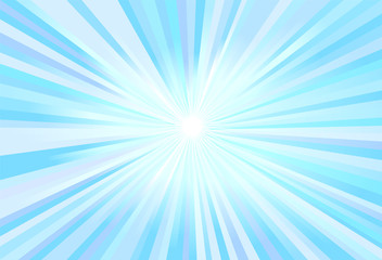 Blue light ray vector image
