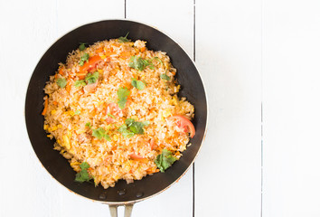 homemade fried rice