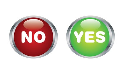 NO and YES Button