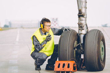airport worker mechanic