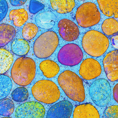 Colorful rock background.