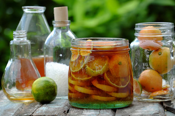 pink lemon, honey, sugar candy