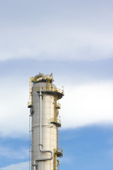 Refinery tower in petroleum
