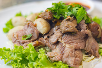 Beef cooked