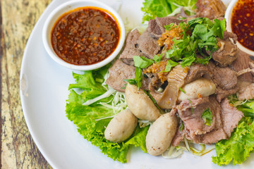 Beef cooked