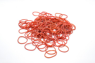 Red rubber band