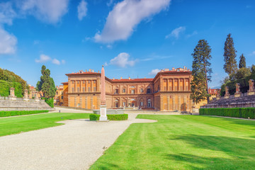 Boboli Gardens (Giardino di Boboli)  in Florence - city of the Renaissance on Arno river. Italy.