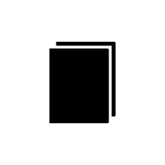 Book black color icon .