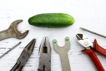 saying if it ain't broke, don't fix it metaphor with whole cucumber