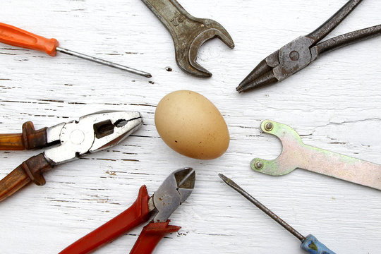 saying if it ain't broke, don't fix it metaphor with whole egg