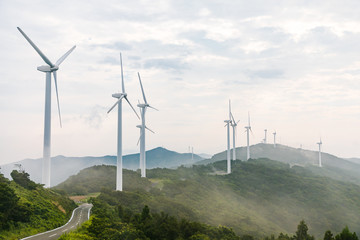 wind power generation.