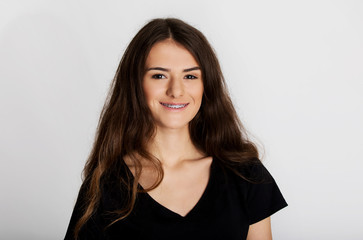Fototapeta premium Young teenager girl.