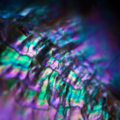 Gemstone black nacre texture, macro
