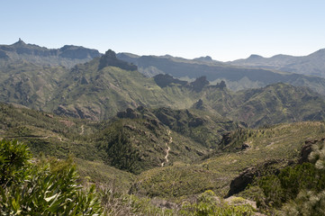 Fototapeta na wymiar Landscape of Gran Canaria, Canary Islands