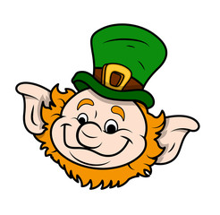 Smiling Leprechaun Face